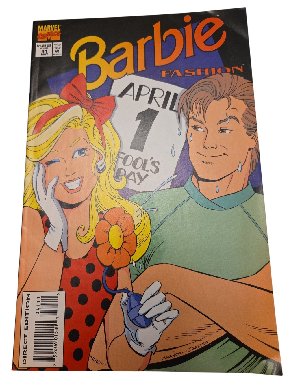 1993 Barbie Fashion Marvel Comics Volume #1 Issue #41 Comic Book